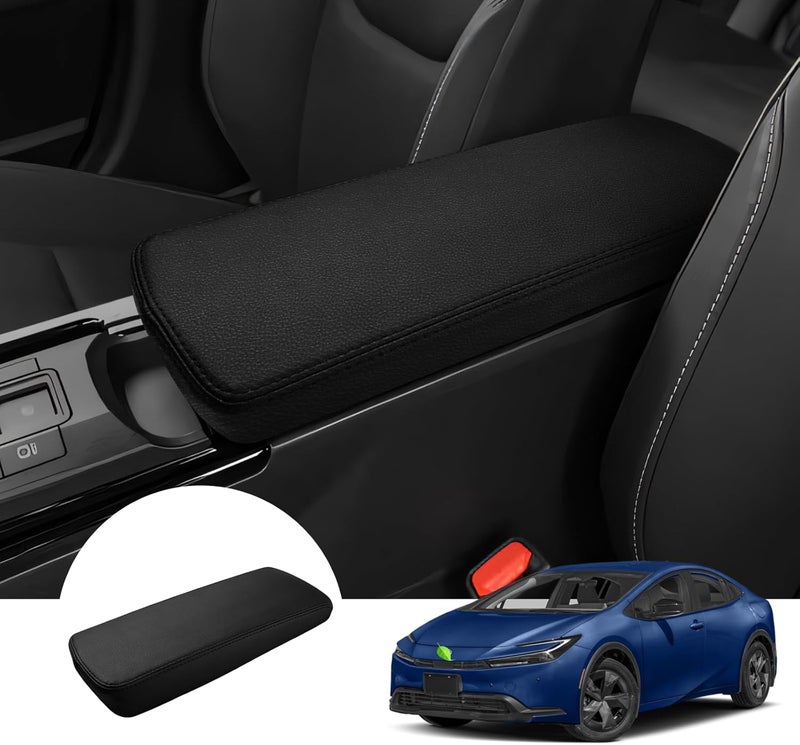 Autorder Center Console Cover for 2023-2025 2026 Toyota Prius Accessories Armrest Cover Anti-Scratch Middle Console Pad Leather Armrest Protector - Image 1